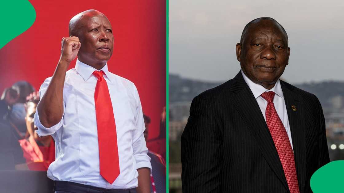 Julius Malema has warned Cyril Ramaphosa that the EFF will take action.