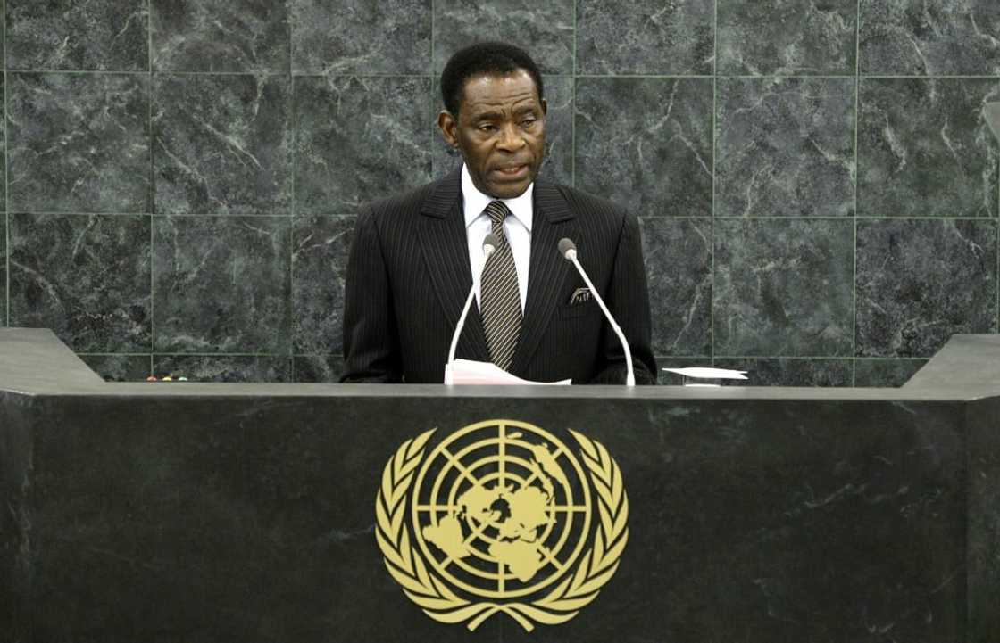 Obiang, 80, seized power in August 1979, toppling his uncle, Francisco Macias Ngueme, who was then executed by firing squad Obiang, 80, seized power in August 1979, toppling his uncle, Francisco Macias Ngueme, who was then executed by firing squad