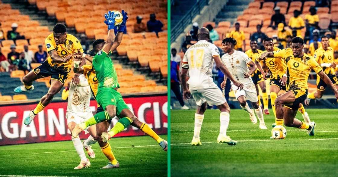 Soccer match between Kaizer Chiefs and Royal AM