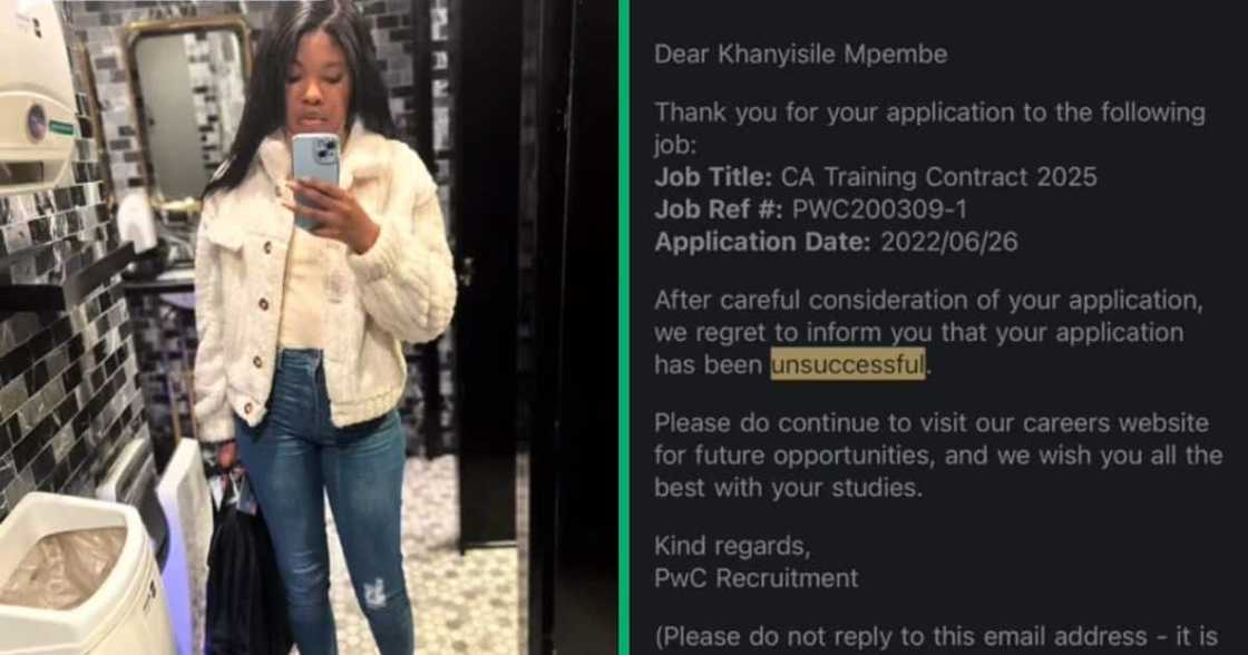 A woman pushed through multiple job rejections and by faith and not giving up, she ended up getting employed. A woman pushed through multiple job rejections and by faith and not giving up, she ended up getting employed.