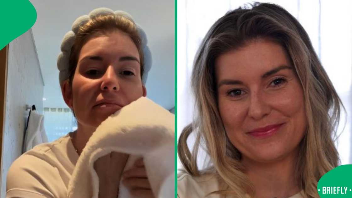 Rachel Kolisi shows her skincare routine. Rachel Kolisi shows her skincare routine.