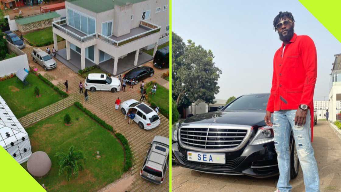 Emmanuel Adebayor's houses and car collection.