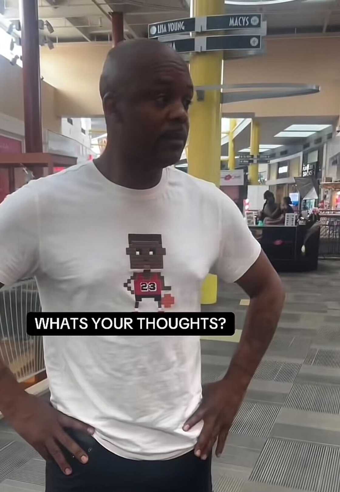 A heated confrontation erupted at the mall when a wife caught her American husband with a secret family. A heated confrontation erupted at the mall when a wife caught her American husband with a secret family.