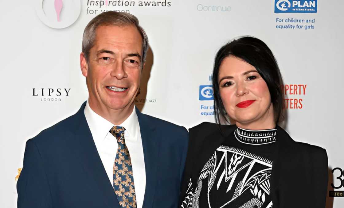 Nigel Farage and Laure Ferrari Nigel Farage and Laure Ferrari