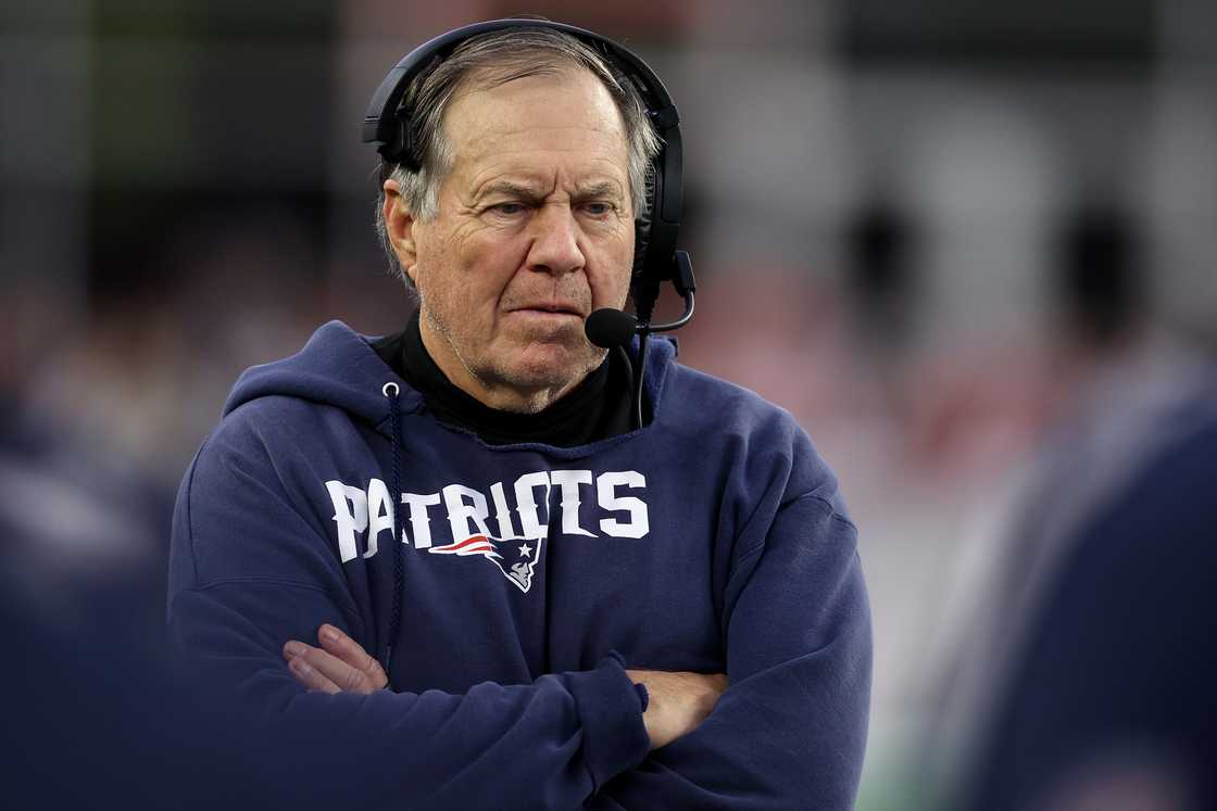 Bill Belichick in Foxborough, Massachusetts Bill Belichick in Foxborough, Massachusetts