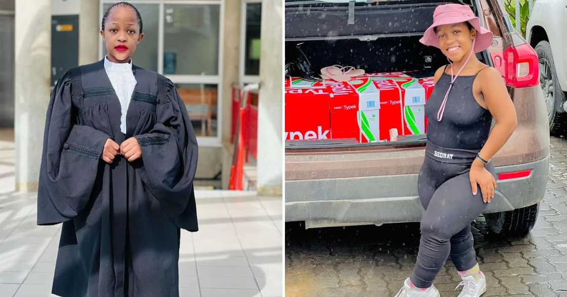 The woman is a hard-working lawyer The woman is a hard-working lawyer