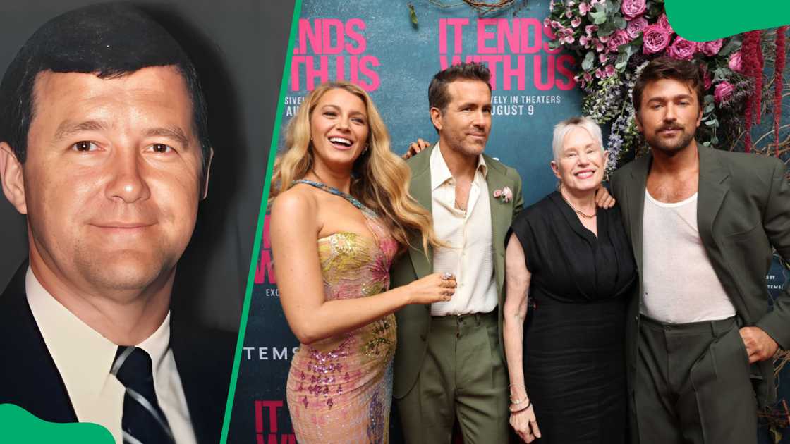 James (Ryan's father), Blake Lively, Ryan, Tammy (Ryan's mother), and Brandon Sklenar James (Ryan's father), Blake Lively, Ryan, Tammy (Ryan's mother), and Brandon Sklenar