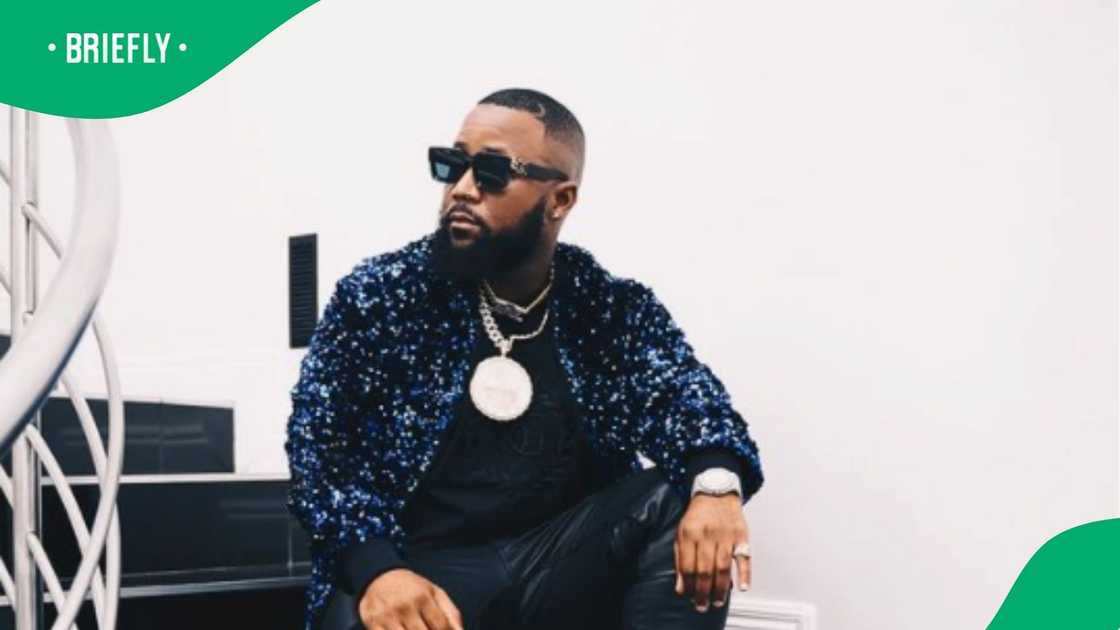 Cassper Nyovest celebrated his song's success Cassper Nyovest celebrated his song's success