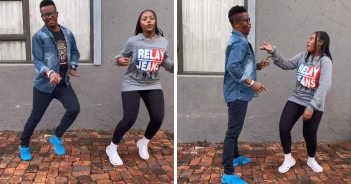 TikTok video of dad dancing with daughter TikTok video of dad dancing with daughter