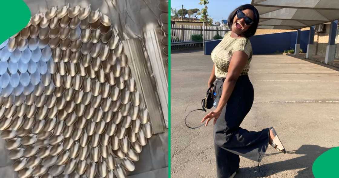 A woman showed off her design skills, leaving the internet impressed. A woman showed off her design skills, leaving the internet impressed.