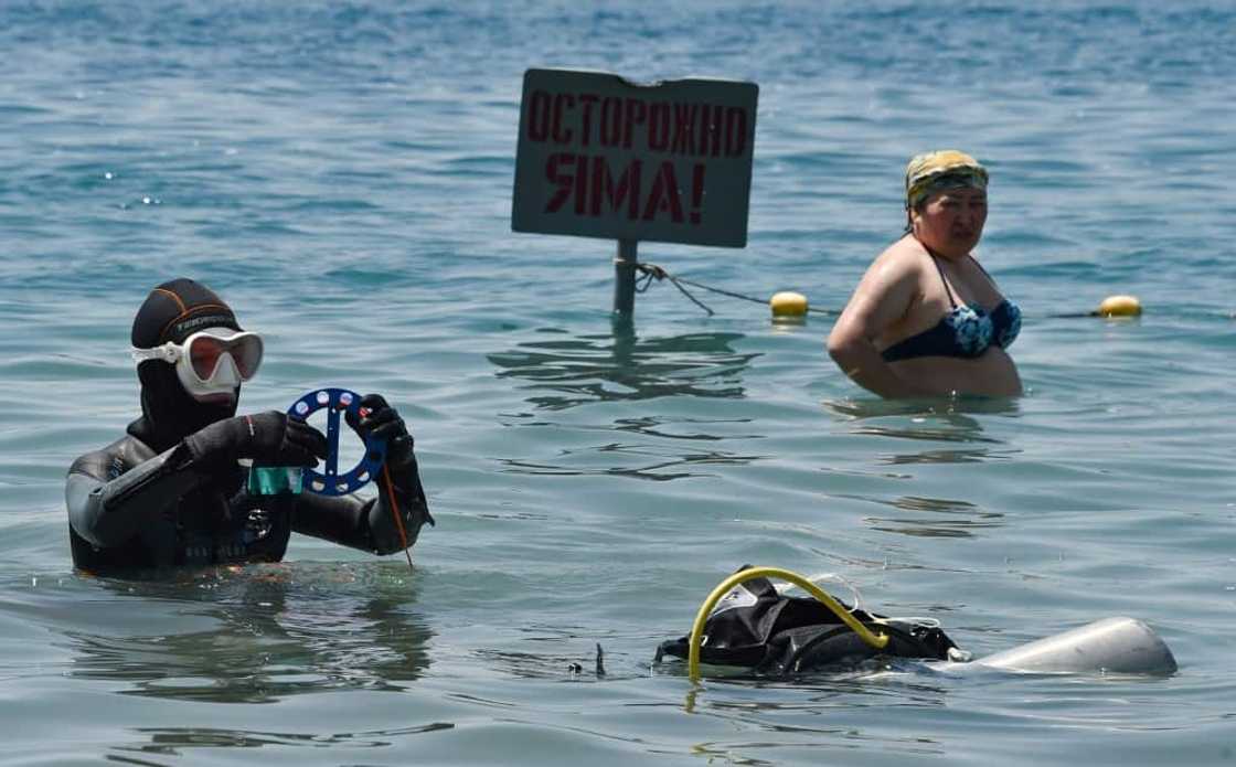 'We would love to dive and not find any waste,' says Anvar Shamsutdinov 'We would love to dive and not find any waste,' says Anvar Shamsutdinov