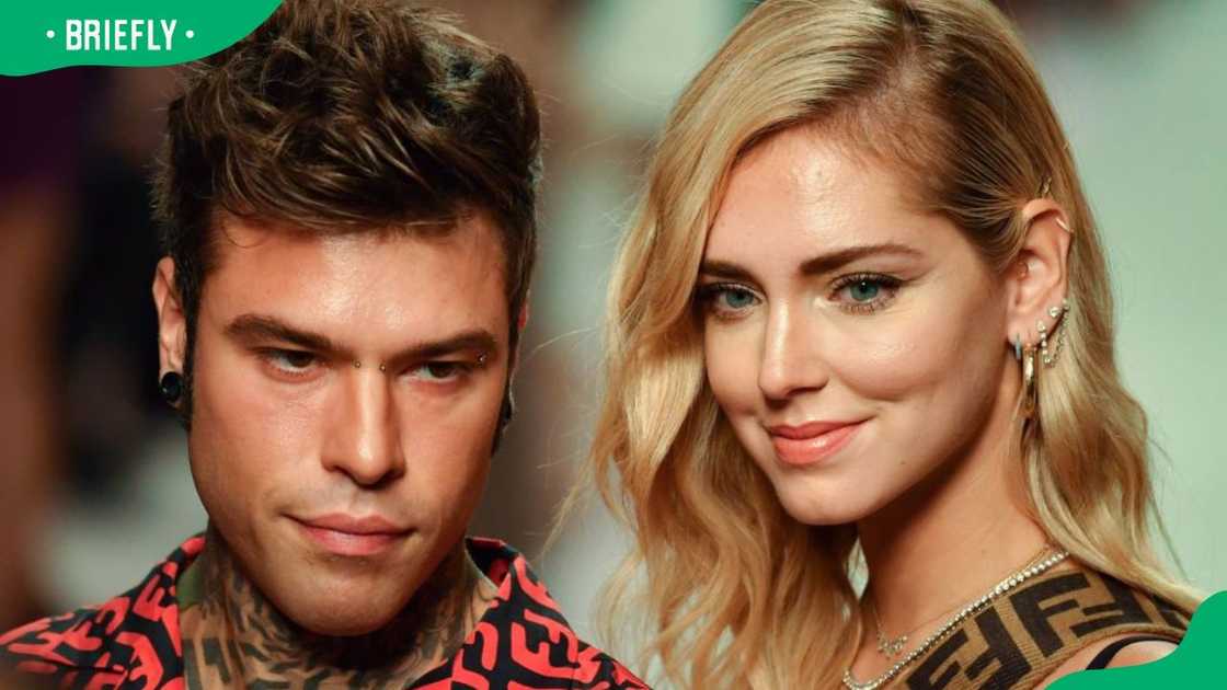 Chiara and Fedez during the Women's Spring/Summer 2019 fashion shows in 2018 Chiara and Fedez during the Women's Spring/Summer 2019 fashion shows in 2018