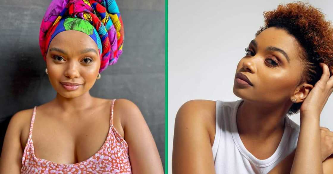 Hope Mbhele's flawless beauty was lauded by Mzansi