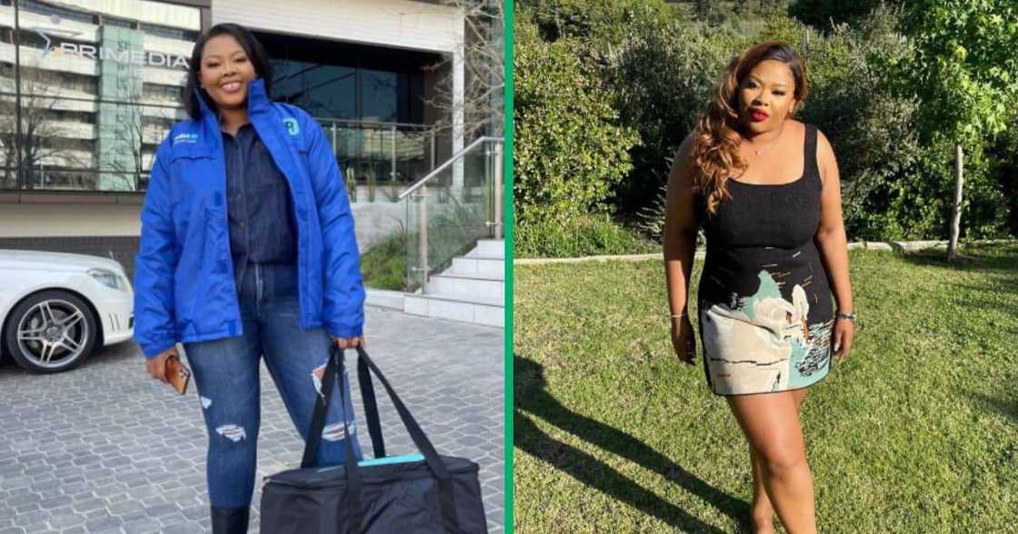 Anele Mdoda works at Mr D for a day Anele Mdoda works at Mr D for a day