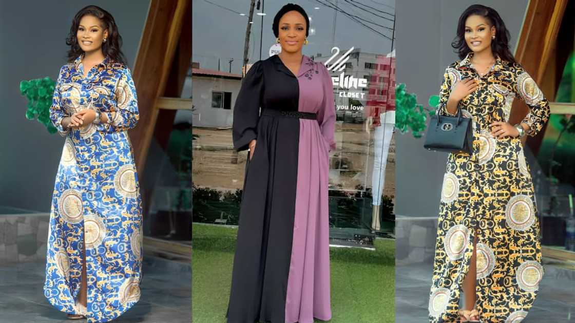 A-shape gown styles A-shape gown styles