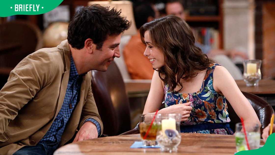 Josh Radnor and Cristin Milioti during a 2013 episode of How I Met Your Mother