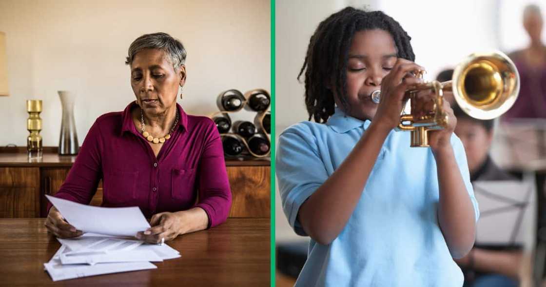 A struggling mother got a letter of kindness relieving her from paying for her son's trumpet