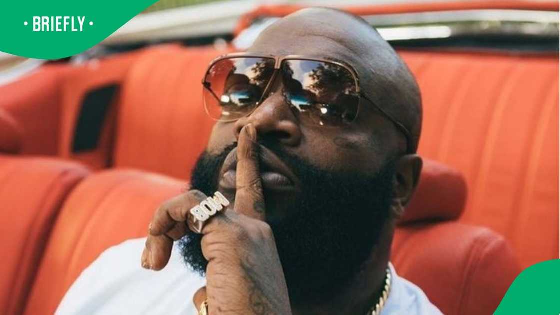 American artist Rick Ross is having a good time in Cape Town