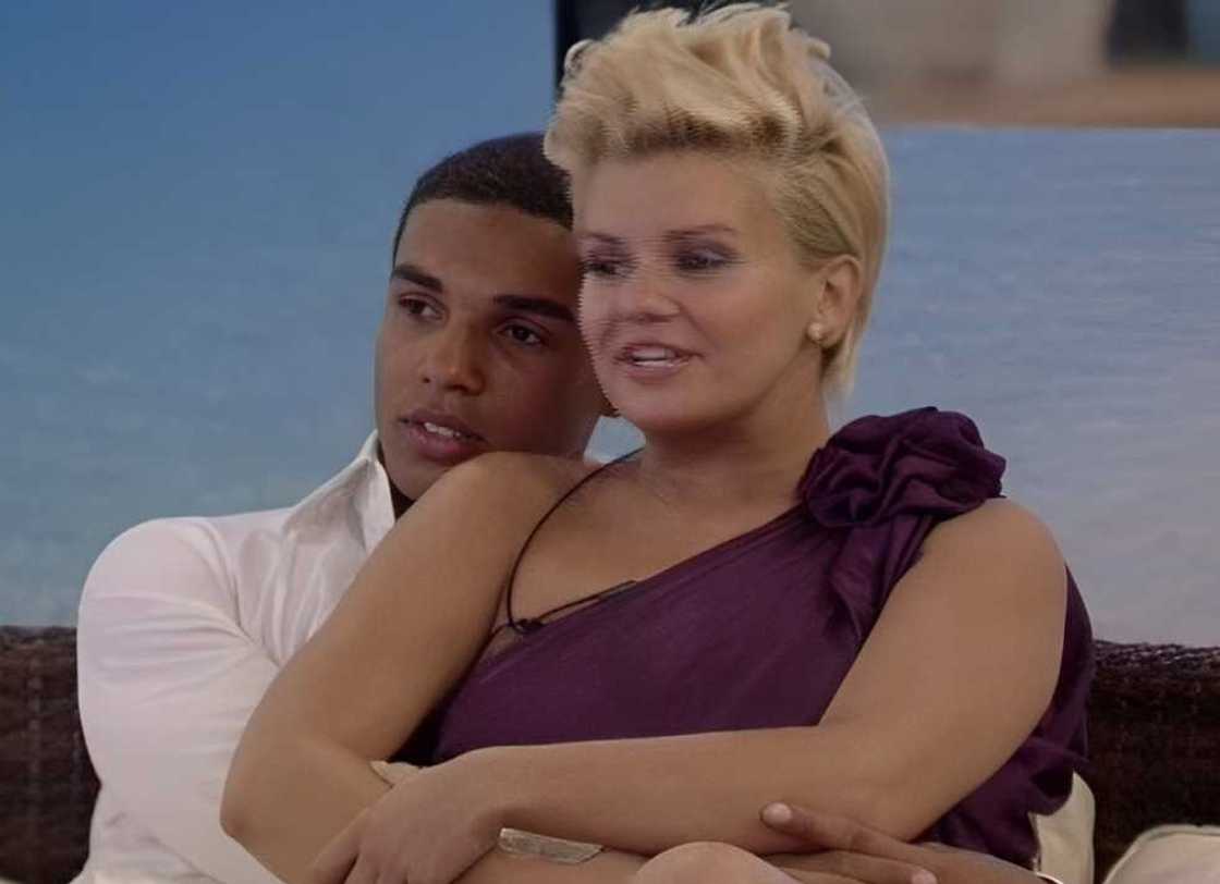 Lucien Laviscount and Kerry Katona Lucien Laviscount and Kerry Katona