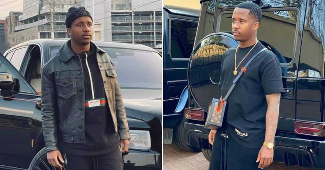Andile Mpisane, luxury cars, Rolls Royce Cullinan, Durban July Andile Mpisane, luxury cars, Rolls Royce Cullinan, Durban July