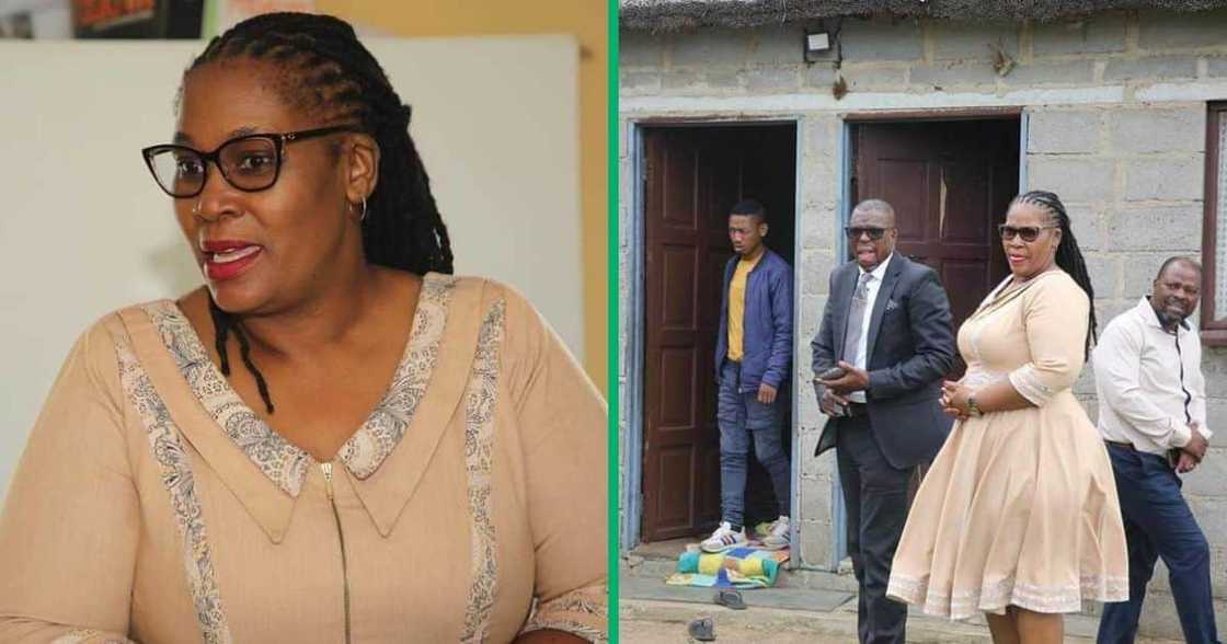 Mbali Frazer, KwaZulu-Natal's MEC of Education, visited the family of the 3 matriculants that died after coming home from a pens-down party Mbali Frazer, KwaZulu-Natal's MEC of Education, visited the family of the 3 matriculants that died after coming home from a pens-down party