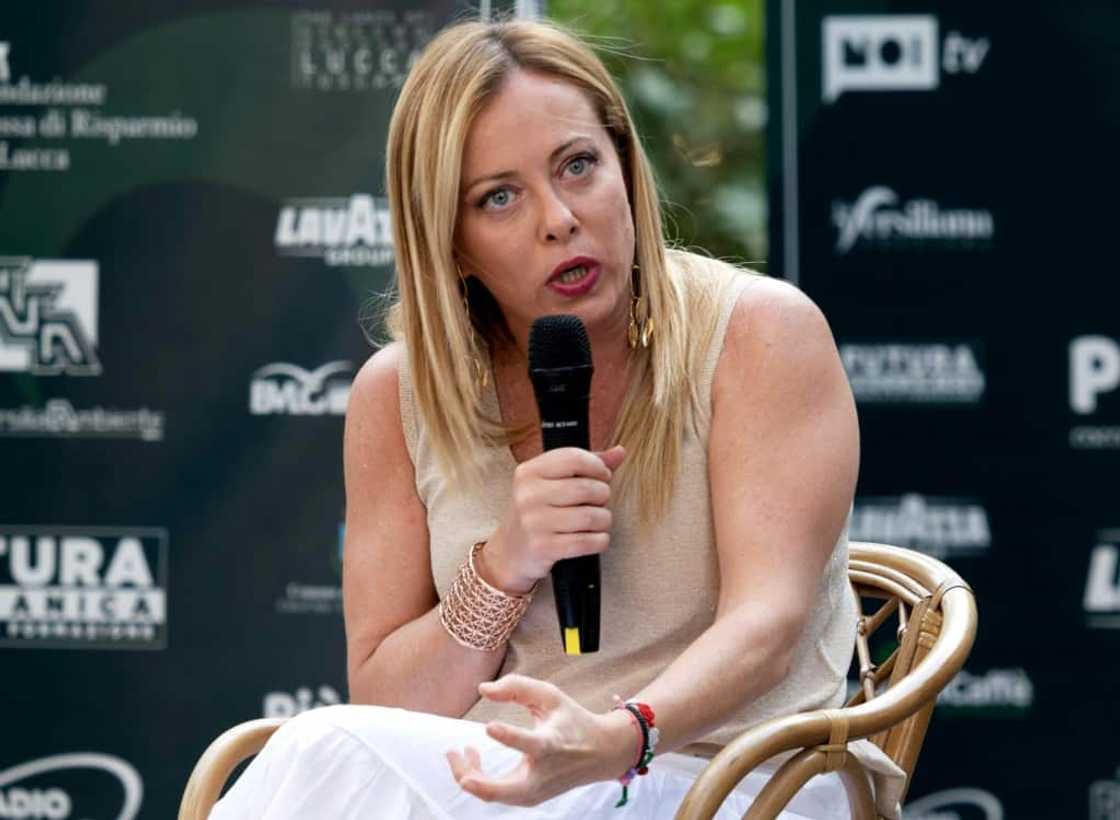 Giorgia Meloni's Brothers of Italy party is leading opinion polls ahead of September 25 elections Giorgia Meloni's Brothers of Italy party is leading opinion polls ahead of September 25 elections