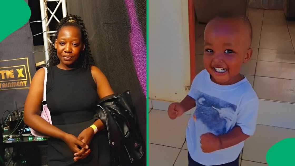 A woman shared a video of a boy sleeping after eating. A woman shared a video of a boy sleeping after eating.