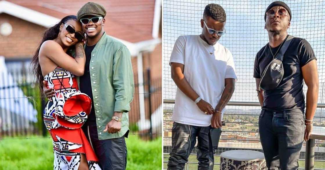 DJ Zinhle, Murdah Bongz, and Thabo Smol DJ Zinhle, Murdah Bongz, and Thabo Smol