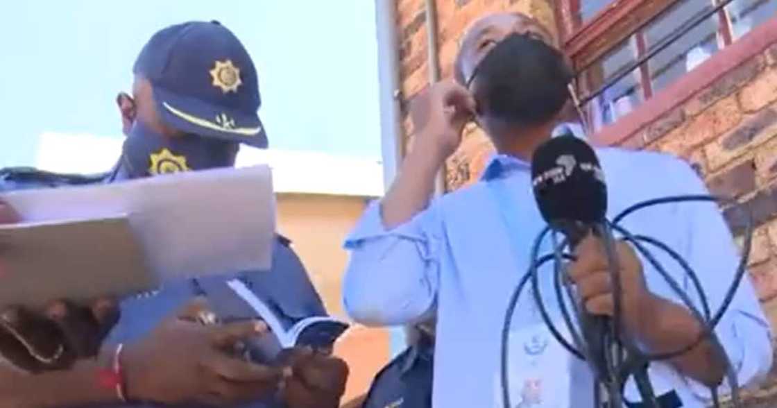 Journalist arrest, Newzroom Afrika, voting station, police, IEC, live broadcast, Soweto Journalist arrest, Newzroom Afrika, voting station, police, IEC, live broadcast, Soweto