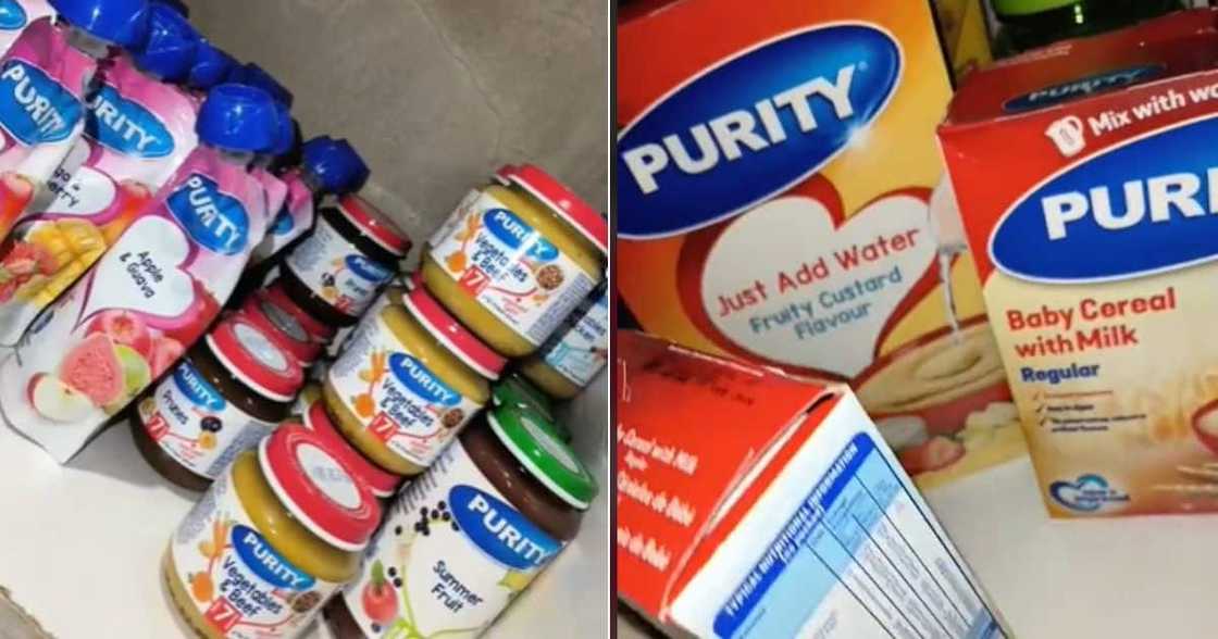 TikTok video of woman's R3k groceries for one child TikTok video of woman's R3k groceries for one child