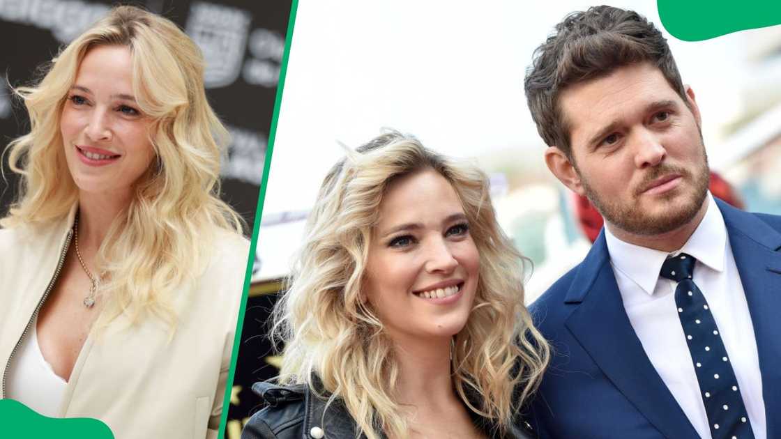 Luisana Lopilato at Malaga City Council in 2025 (L). Michael and his wife at a 2018 ceremony honouring him with a star on the Hollywood Walk of Fame (R) Luisana Lopilato at Malaga City Council in 2025 (L). Michael and his wife at a 2018 ceremony honouring him with a star on the Hollywood Walk of Fame (R)