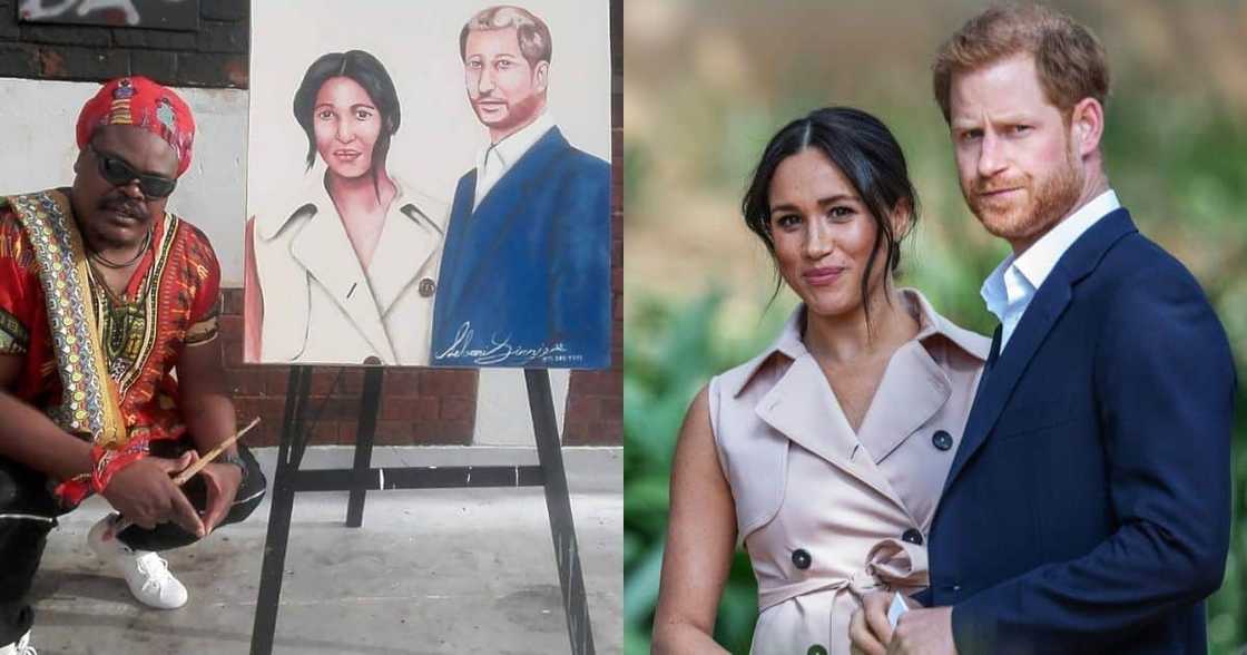 Rasta, honours Prince Harry, Meghan Markle with portrait Rasta, honours Prince Harry, Meghan Markle with portrait