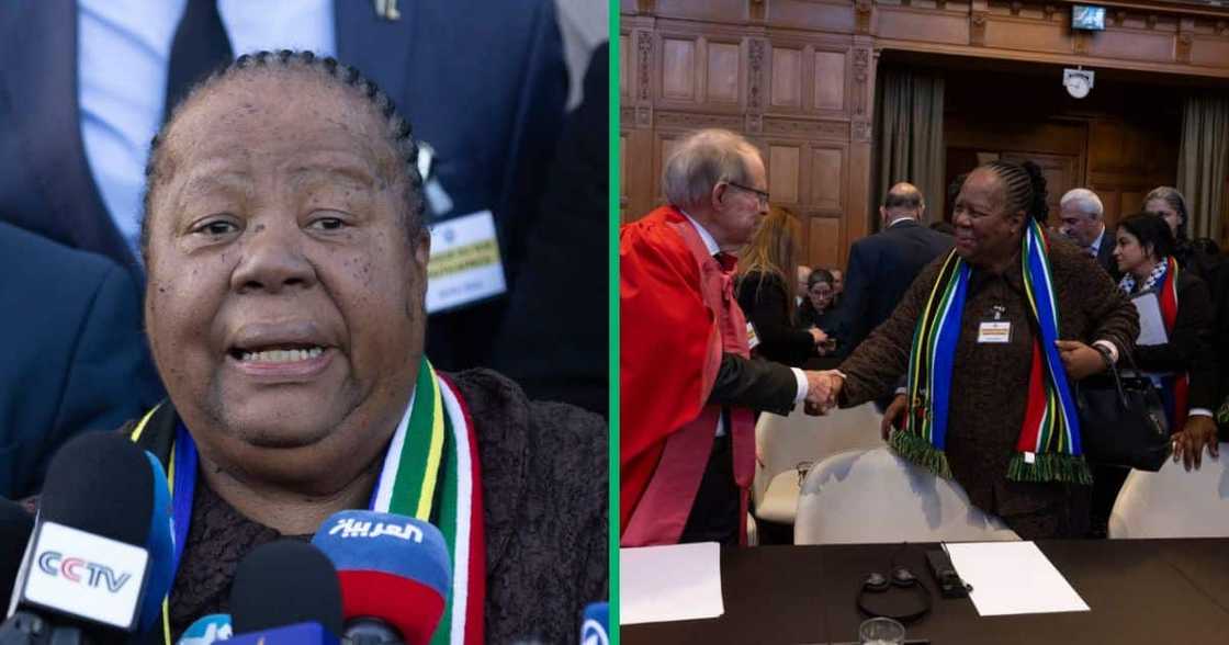 Naledi Pandor has been receiving death threats since SA's victory at the ICJ