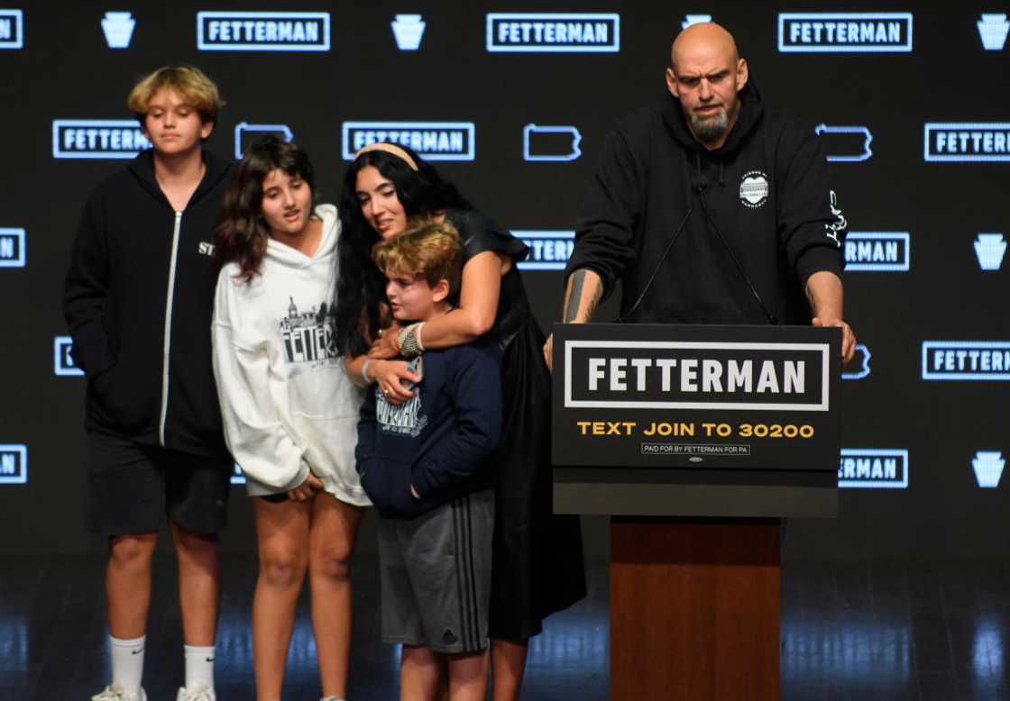 John Fetterman with his family John Fetterman with his family