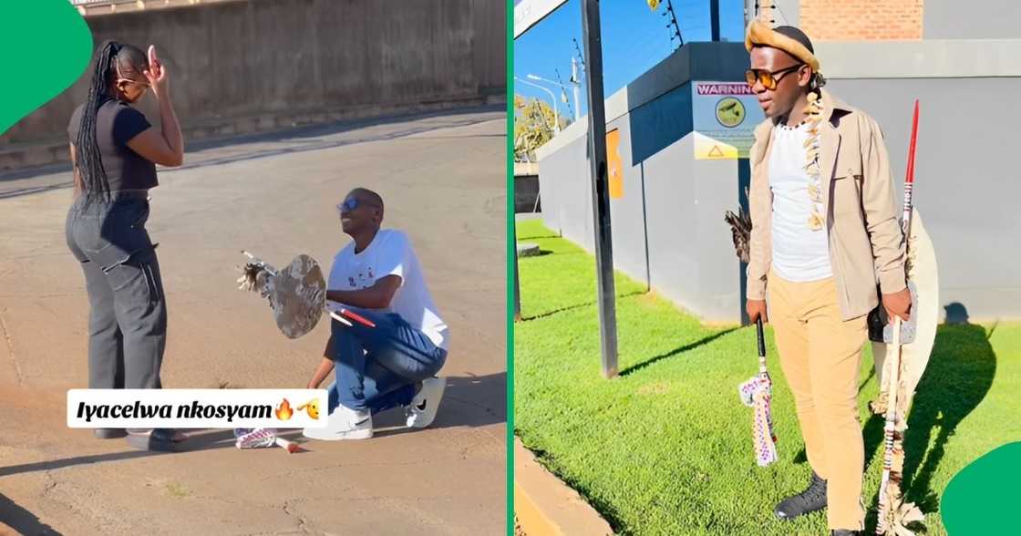 A young Zulu gentleman charmed a girl the old-school way, leaving the internet in love. A young Zulu gentleman charmed a girl the old-school way, leaving the internet in love.