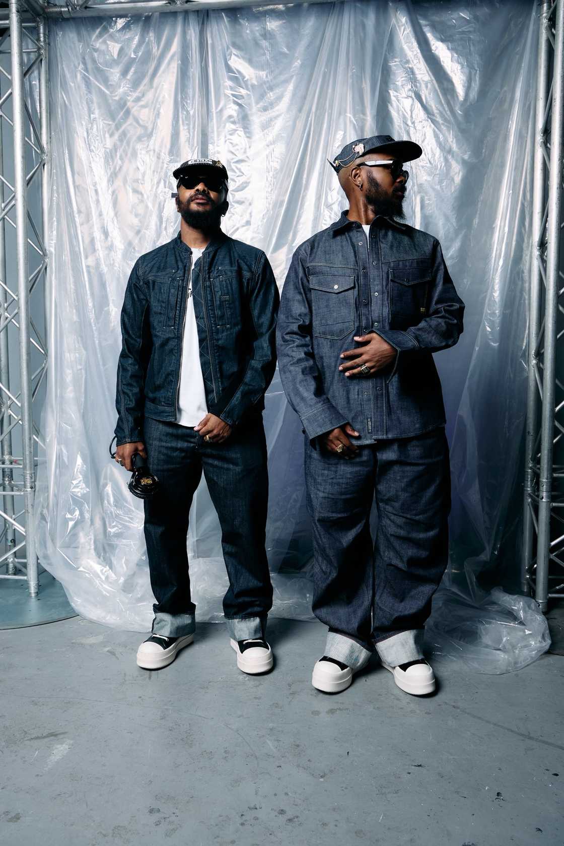 Major League DJz showed off their weightloss. Major League DJz showed off their weightloss.