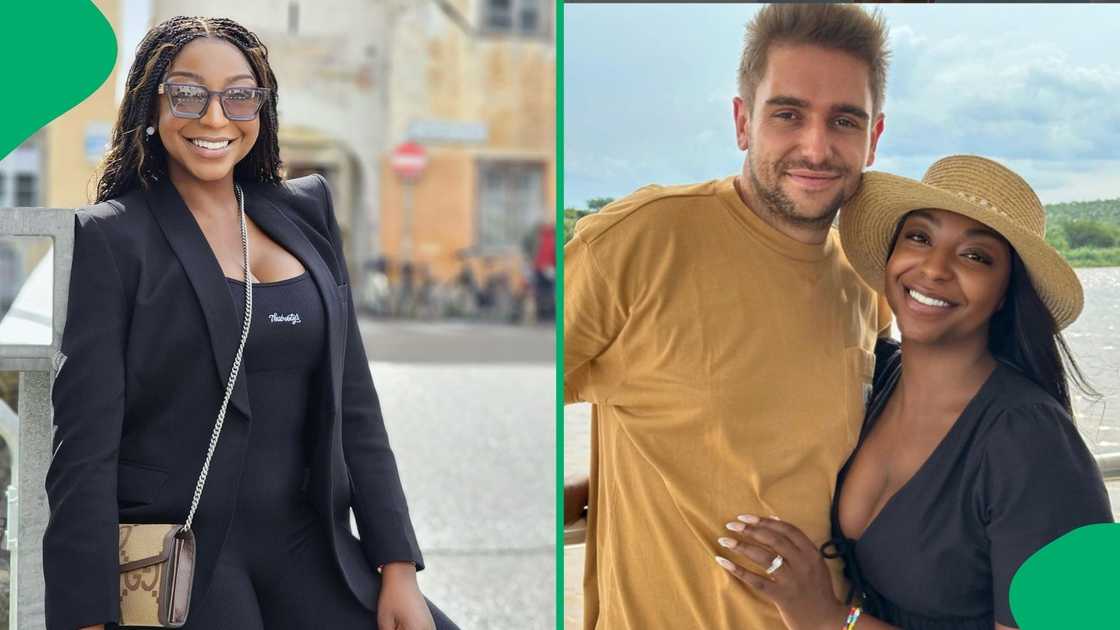 Khutso Theledi and her husband visit Italy. Khutso Theledi and her husband visit Italy.