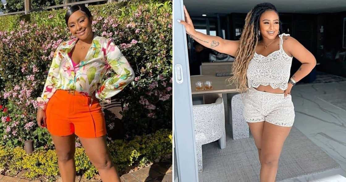 Boity Thulo showcased toned legs in four Twitter pics. Boity Thulo showcased toned legs in four Twitter pics.