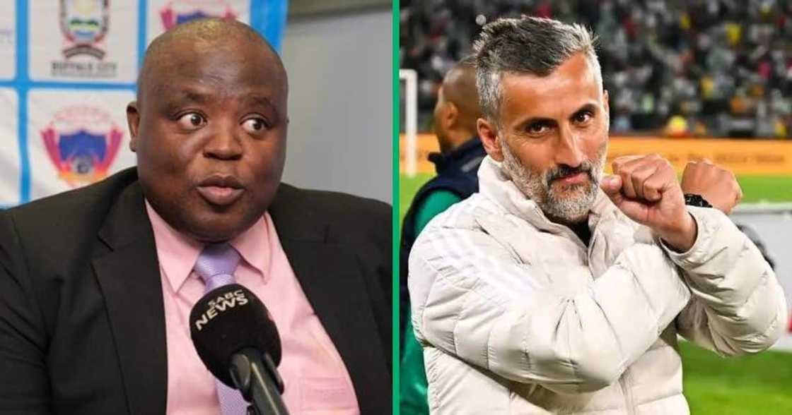 Chippa United chairman Siviwe Chippa Mpengesi announced the semi-final fixture against Orlando Pirates. Chippa United chairman Siviwe Chippa Mpengesi announced the semi-final fixture against Orlando Pirates.