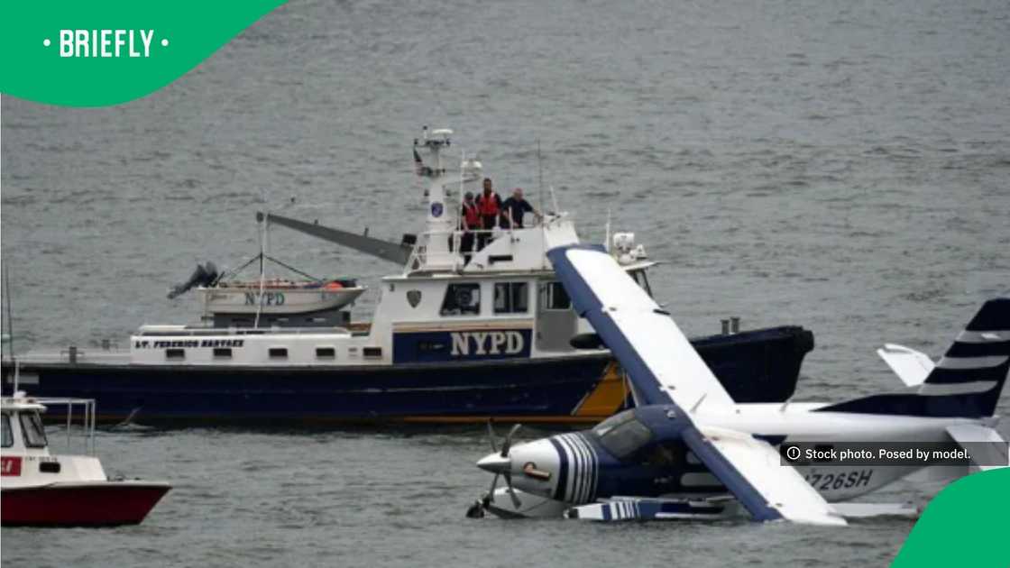 At least eight people have been rescued from a seaplane that landed in New York City's East River