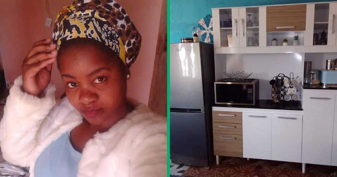 Woman shares photos of her home.