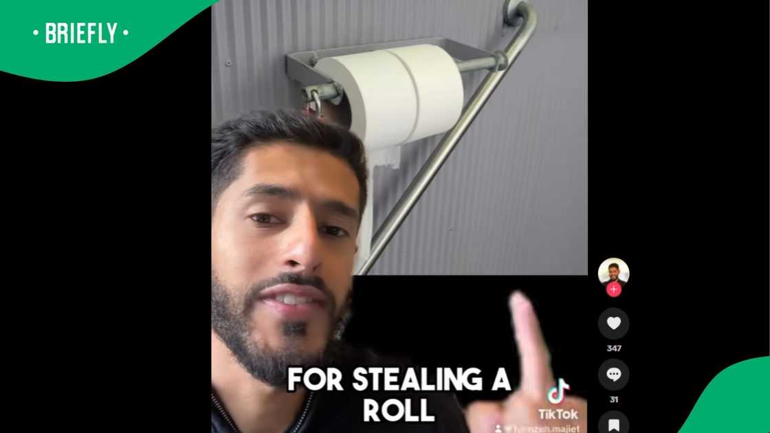 A man went viral. A man went viral.