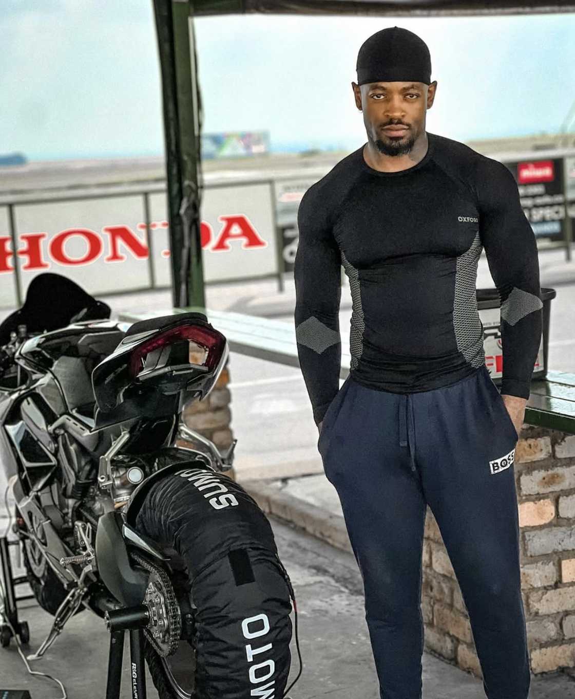 Prince Kaybee reflected on his motorcycle accident Prince Kaybee reflected on his motorcycle accident