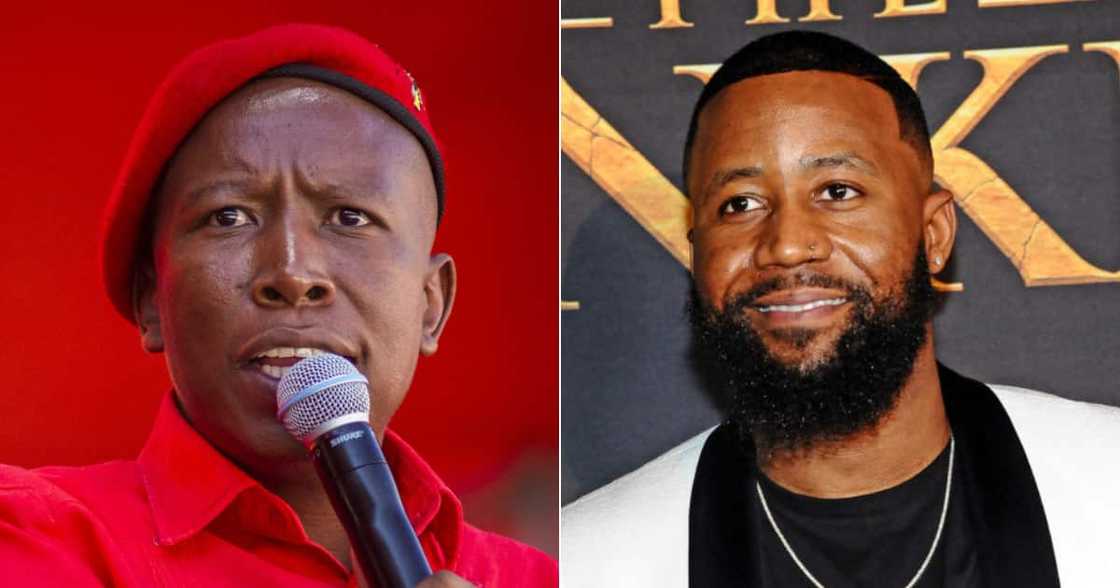 Julius Malema, Cassper Nyovest, sneakers, blesses, Twitter reactions Julius Malema, Cassper Nyovest, sneakers, blesses, Twitter reactions