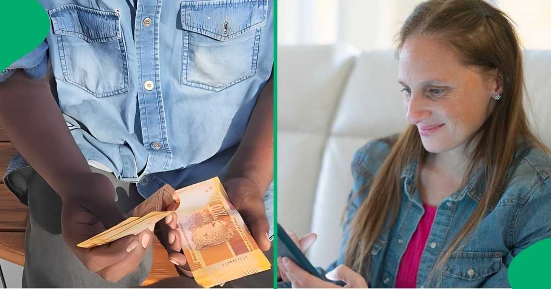 South African philanthropist helped a man who was hustling to feed his family. South African philanthropist helped a man who was hustling to feed his family.