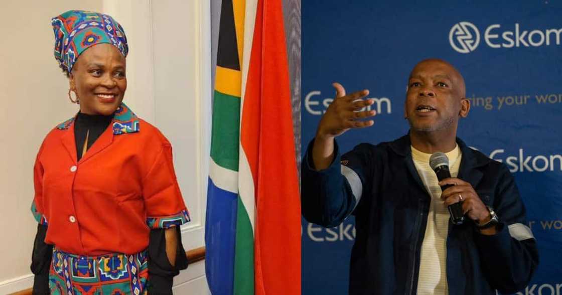 Busisiwe Mkhwebane and Kgosientsho Ramokgopa Busisiwe Mkhwebane and Kgosientsho Ramokgopa
