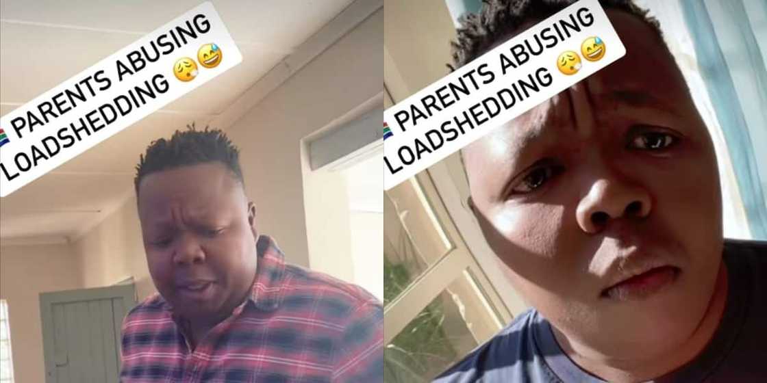 The joke is on loadshedding and parents in a funny facebook reel. The joke is on loadshedding and parents in a funny facebook reel.