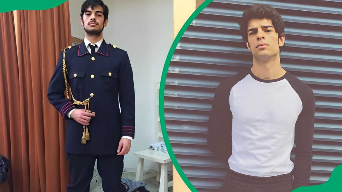 Ethan Kai in a military uniform and posing outdoor Ethan Kai in a military uniform and posing outdoor