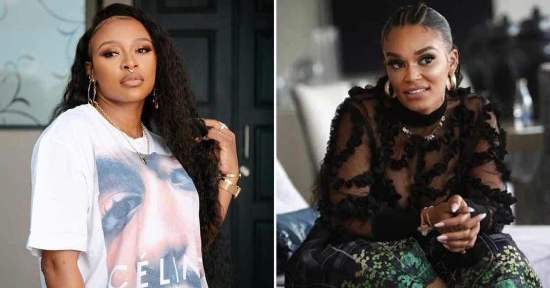 Pearl Thusi says she's not beefing with DJ Zinhle. Pearl Thusi says she's not beefing with DJ Zinhle.