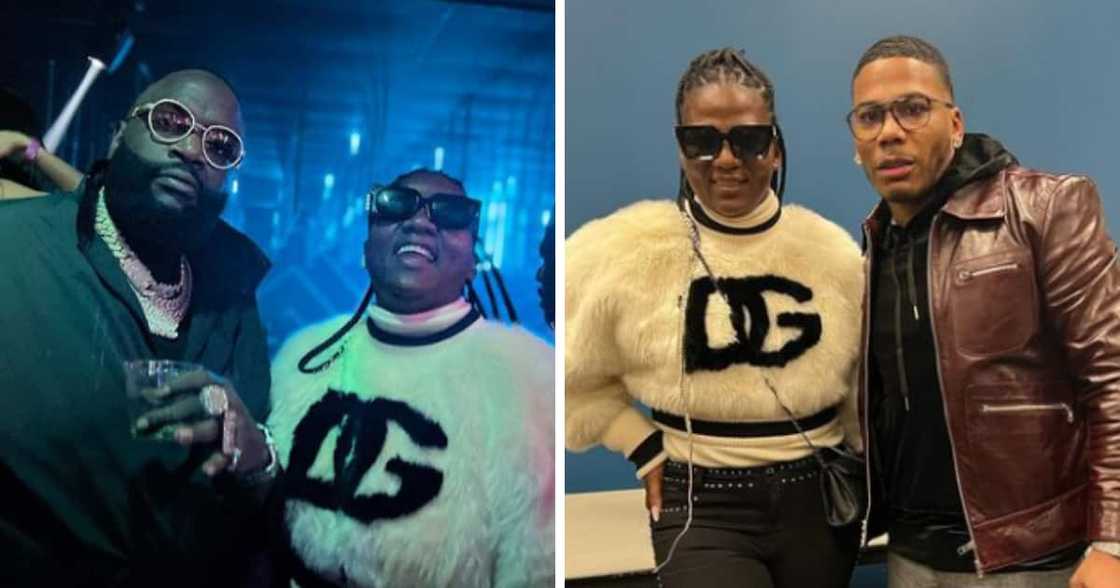 Shauwn Mkhize, Andile Mpisane, Rick Ross, Nelly, 'Legendz of the Streetz', Opening Act, America Shauwn Mkhize, Andile Mpisane, Rick Ross, Nelly, 'Legendz of the Streetz', Opening Act, America